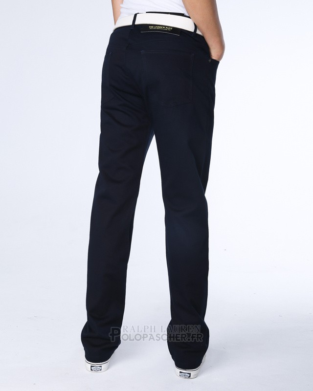 Ralph Lauren Homme Pantalons Decontractes Bleu Acier